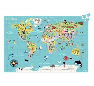 Vilac Puzzle Mapa sveta 500 dielikov